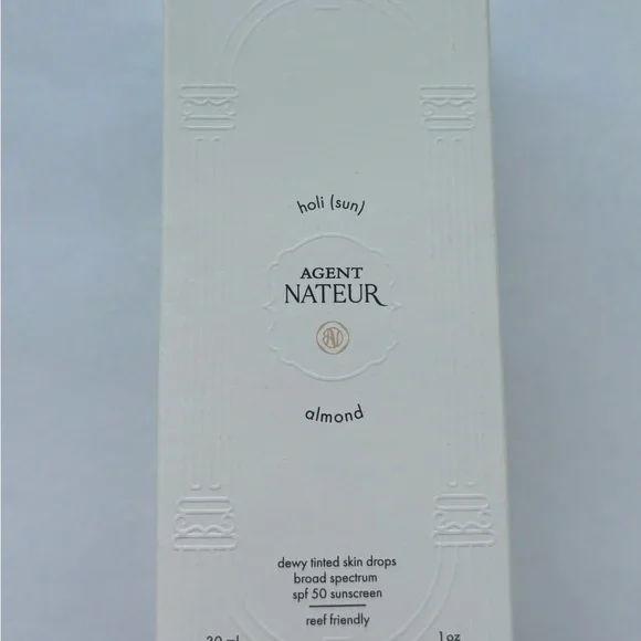 Agent Nateur Dewy Tinted Almond Skin Drops Broad Spectrum SPF 50 Sunscreen 1 oz - Picture 2 of 14
